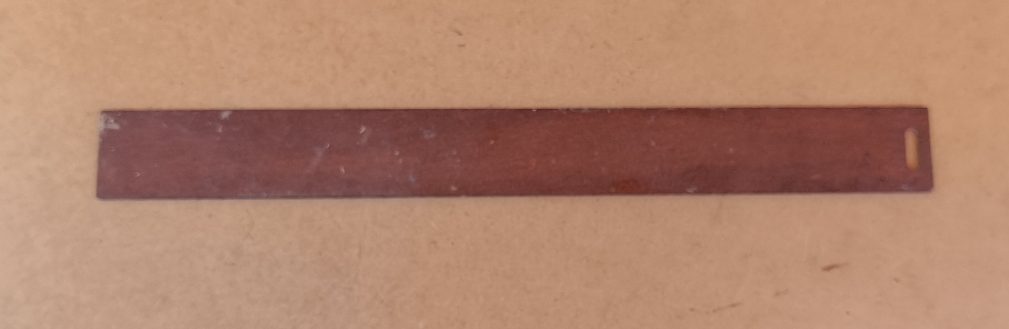 Regla madera. 32x3,5
