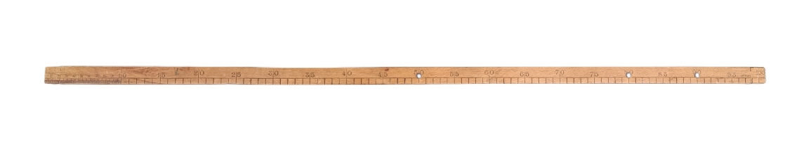 Metro sastrería madera 100 cms. 100x2,5x2