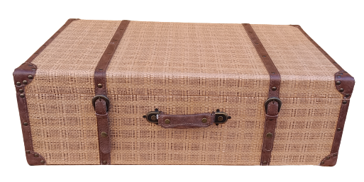 Maleta baúl madera. Ref 10030. 74x42x25