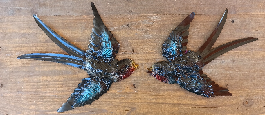 Golondrina metal. Ref 17875. 28x23x2