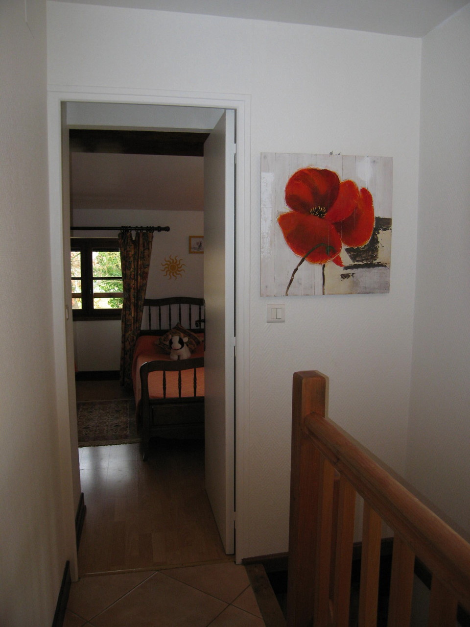 Entrez dans la "chambre soleil levant"