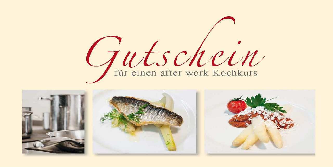 Gutschein - Kochkurse und Events www.kochen-mit-renz.de