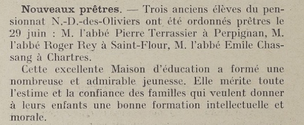 Écho d'Auvergne 1septembre 1936, périodique pour les originaires du Cantal