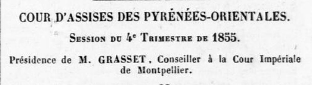 Journal des Pyrénées Orientales du 27 octobre 1855