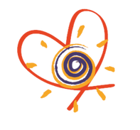 Herz mit Sonne und Hypnose Spirale by Harmonious Balance - Health in Body, Mind & Soul