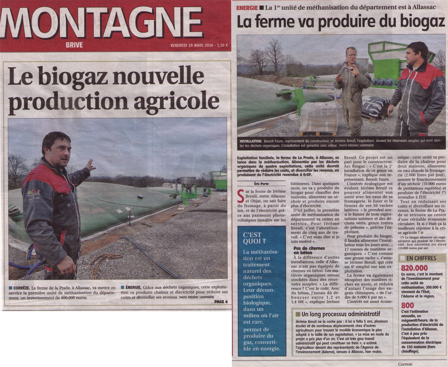 La Montagne - 18 mars 2016