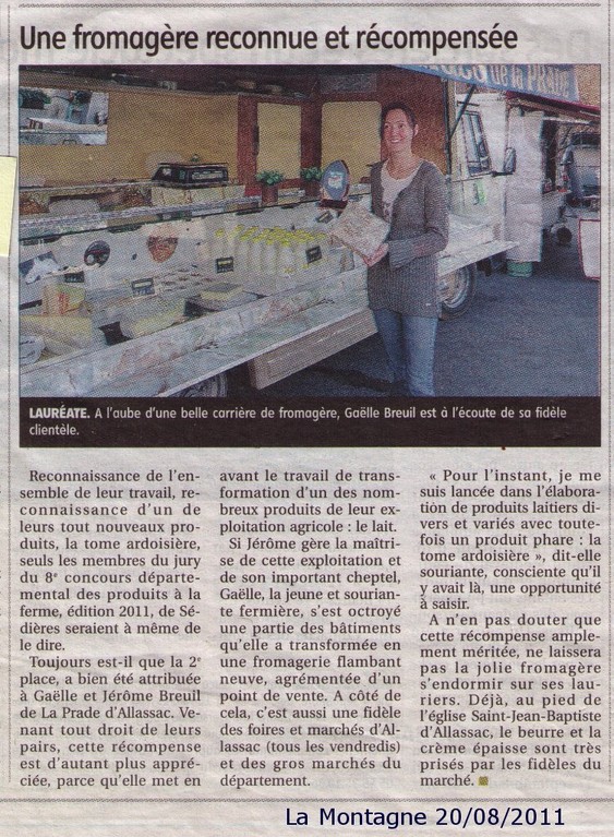 La Montagne - 20 août 2011