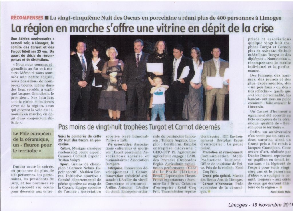 La Montagne - 19 novembre 2011