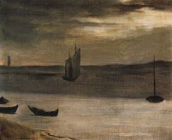 Arcachon, Temps d'orage - Edouard Manet, 1871 