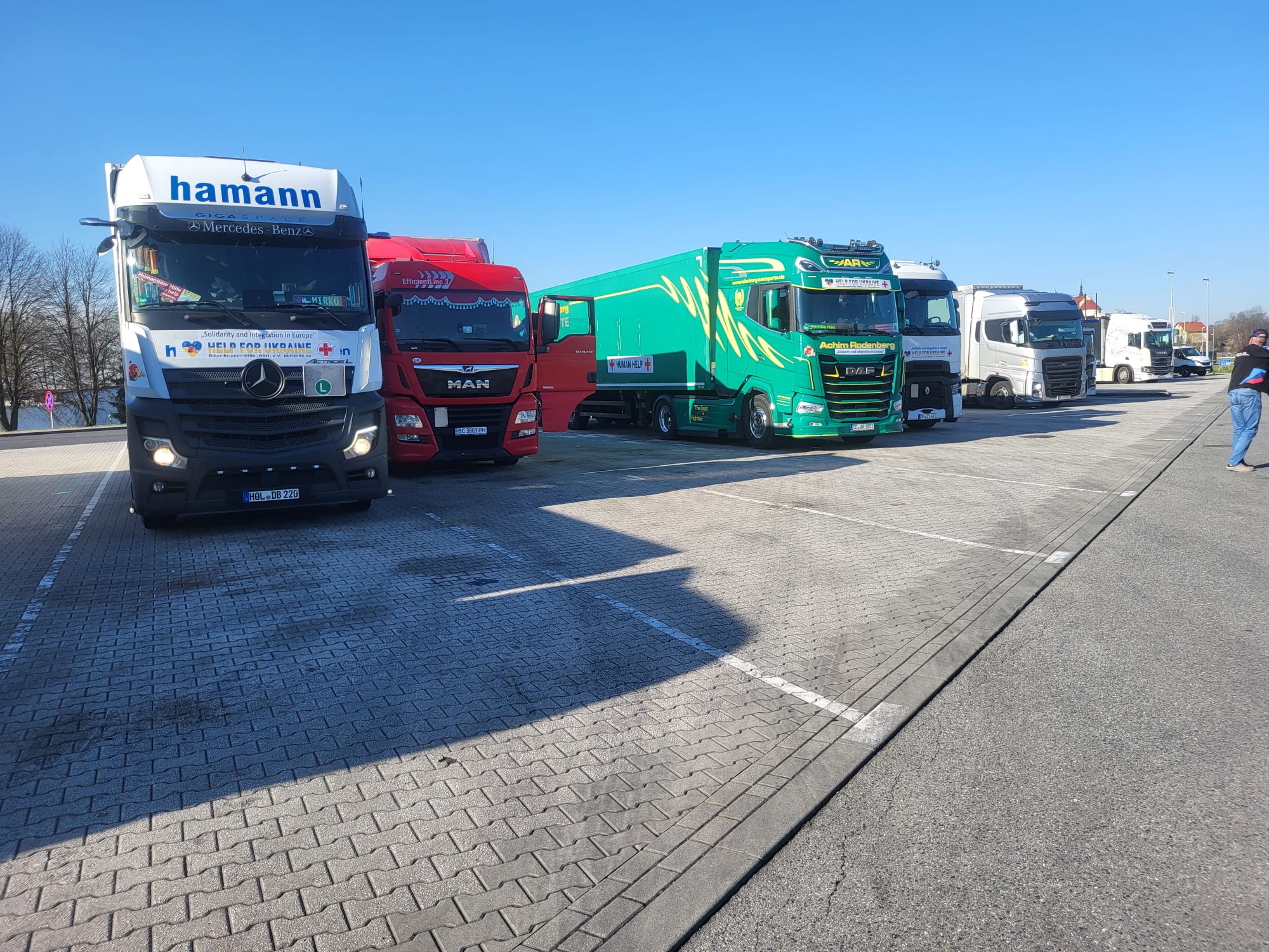 Transport von Humanitärer Hilfe in die Ukraine zu Ostern 2026