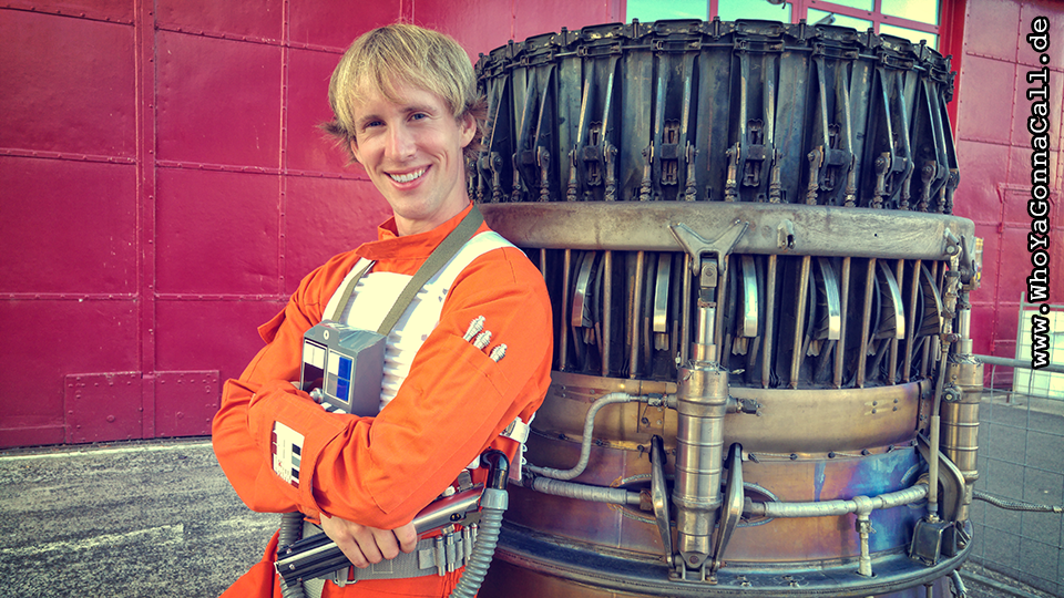 Luke Skywalker X-Wing Pilot Episode IV A New Hope Star Wars Cosplay costume modellbaubert WhoYaGonnaCall