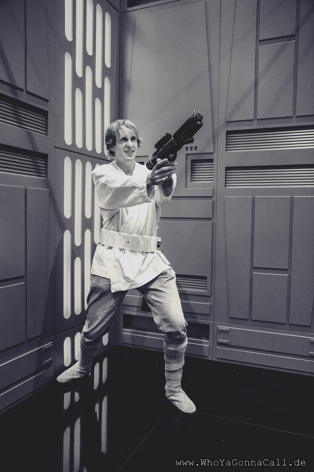 Luke Skywalker Cosplay modellbaubert ANH Star Wars Episode 4 IV costume WhoYaGonnaCall Death Star A New Hope