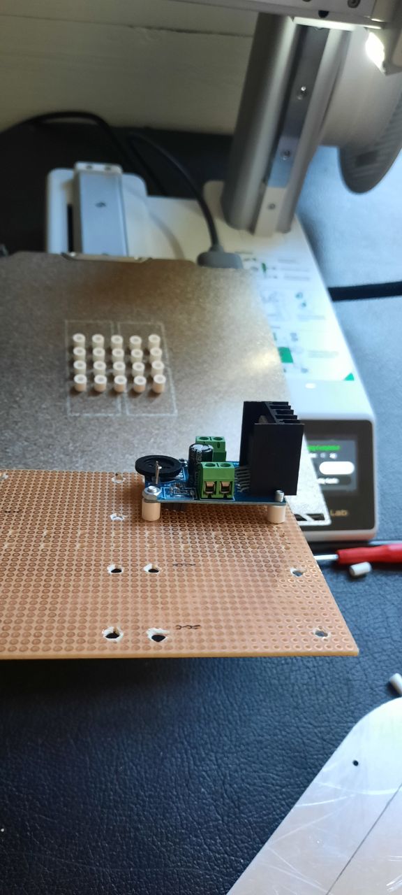 printing isolation rings on amplifiers board