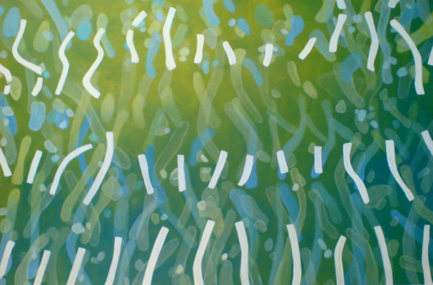 Wasser / 120x180  /  Acryl auf Leinwand