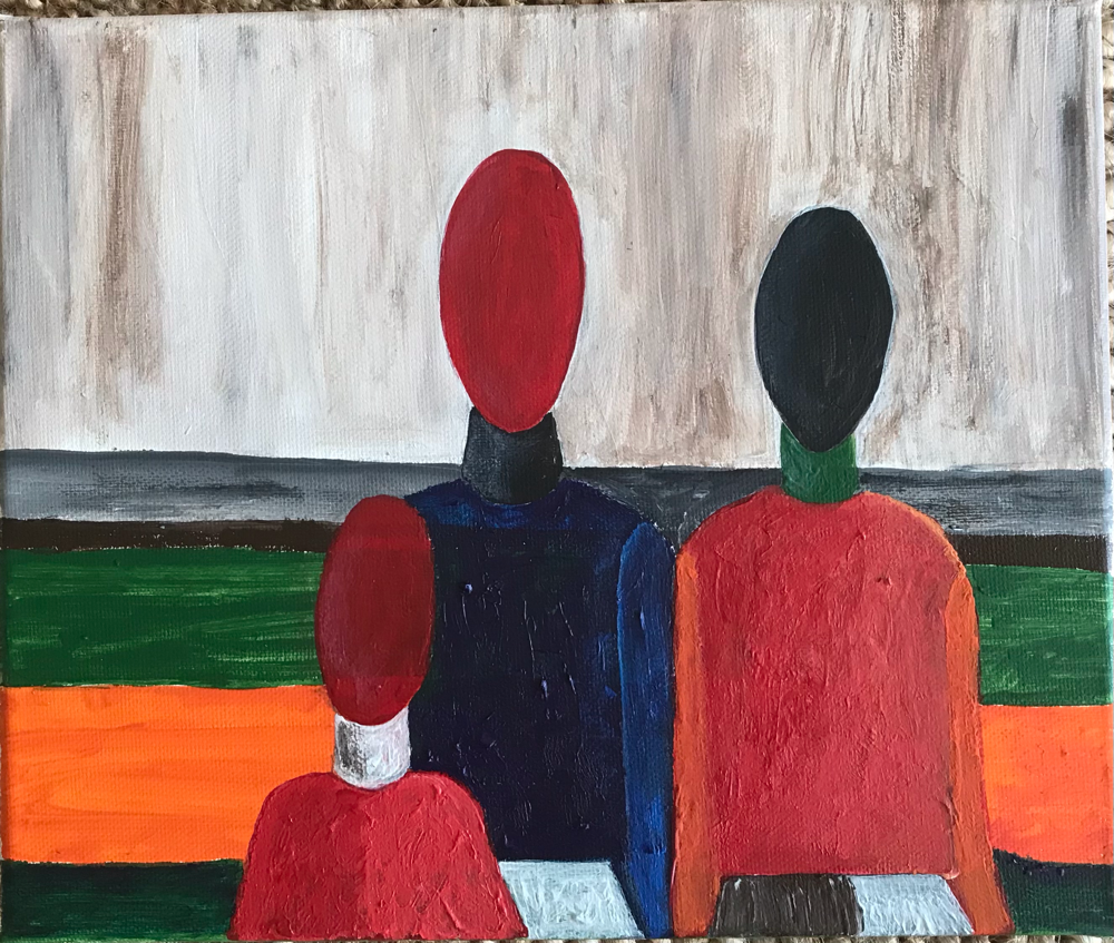 Gruppe 30 x 25 Acryl