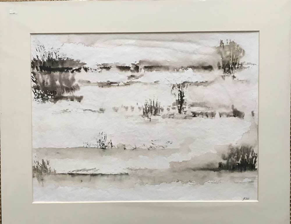 Winteraquarell 40 x50