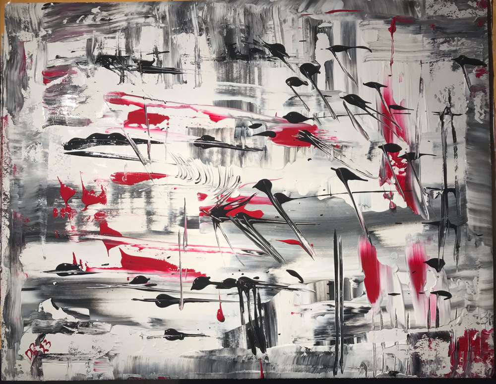 Acryl 64 x 50 Gefühlswelt IV