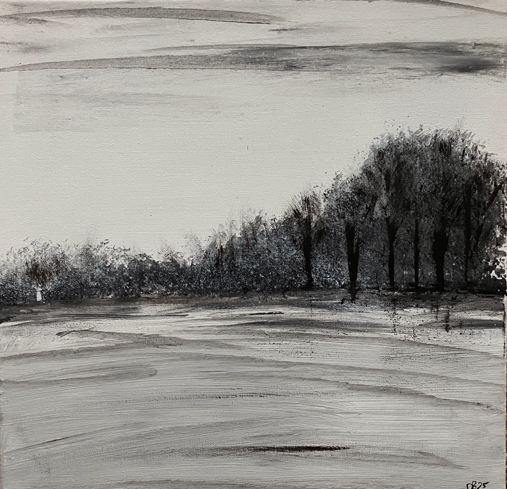 Winter I 40 x 40 Acryl