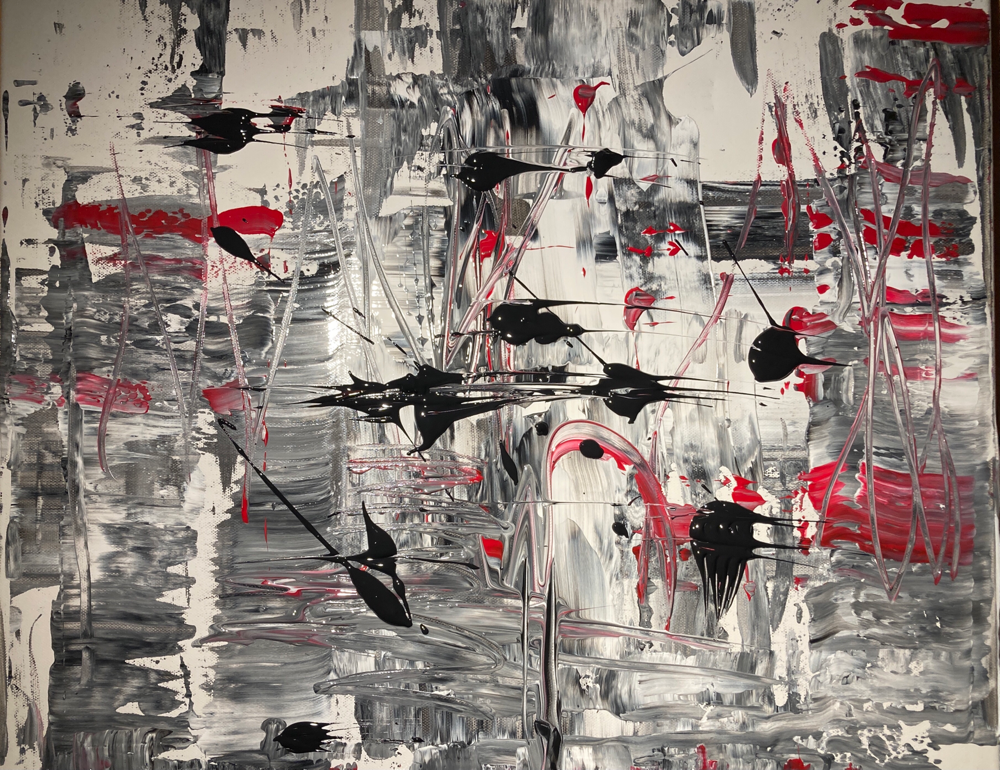 Acryl  64 x 50 Gefühlswelt