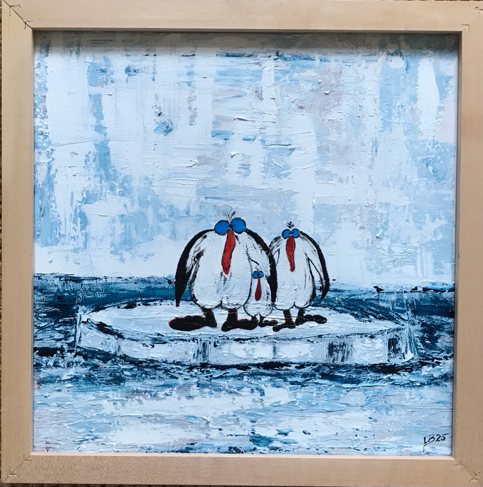 Reise von Süd nach Nord 40 x 40 Acryl