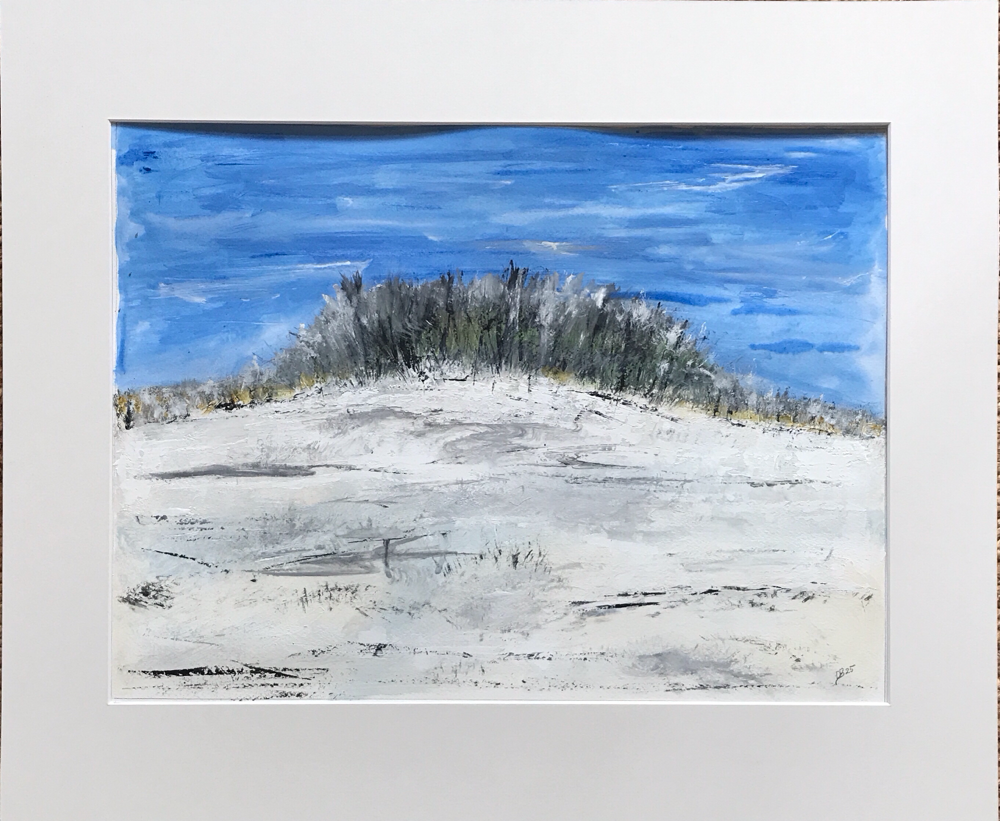 Rodelberg 50 x 60 Aquarell