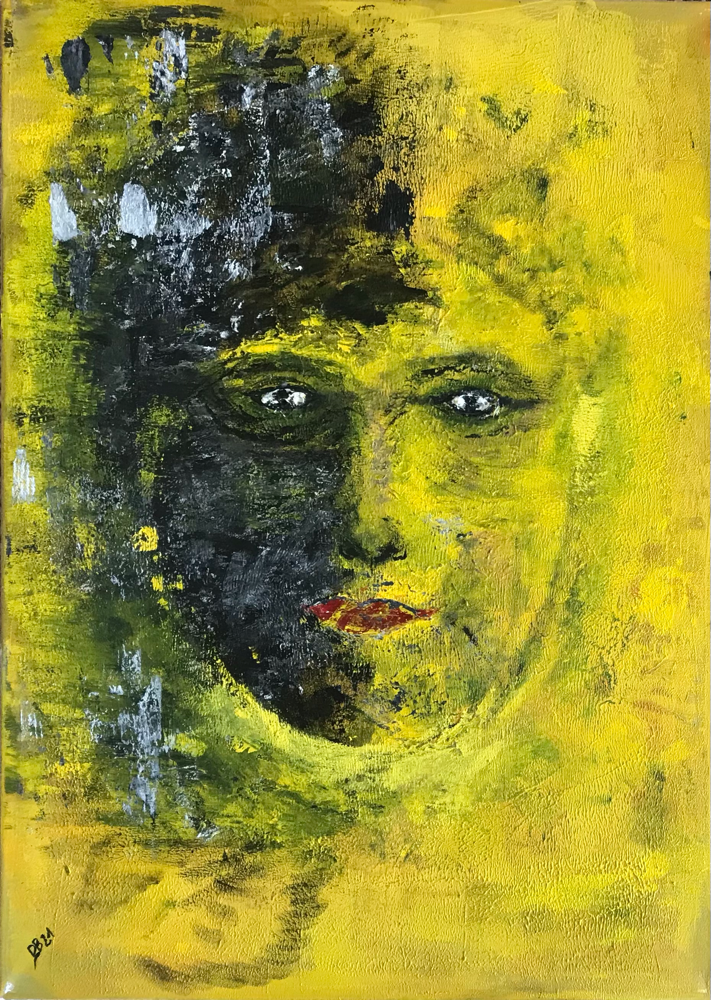 Frau 50 x 70 Acryl