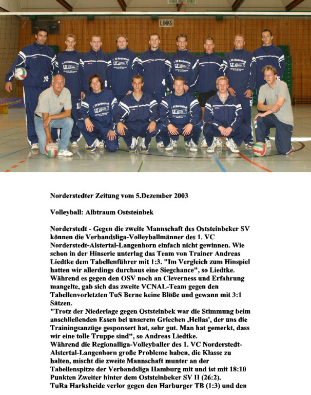 1. VC Norderstedt, Volleyball