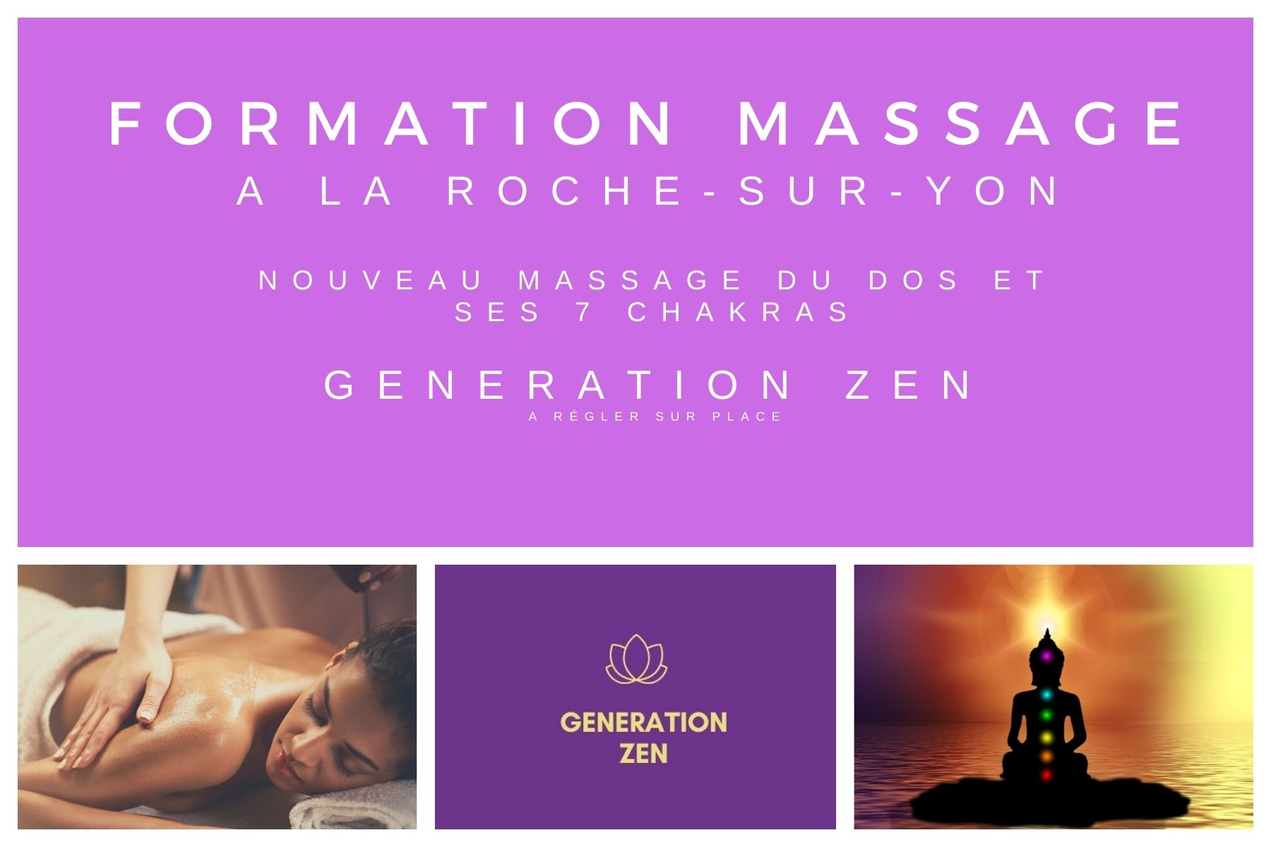 Massage Dos et 7 chakras