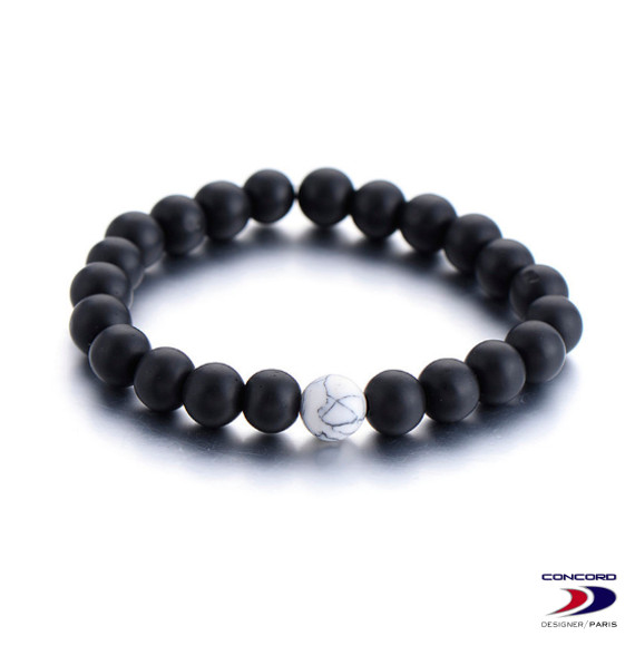 Bracelet pierre noire