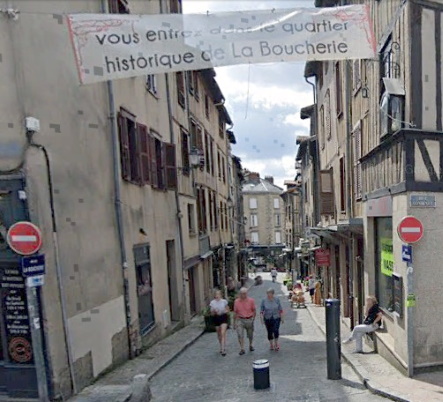 Rue de la boucherie piétonnière et sans boucherie (2021) 