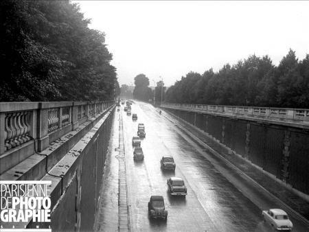 Autoroute de l'ouest dans les années 50 