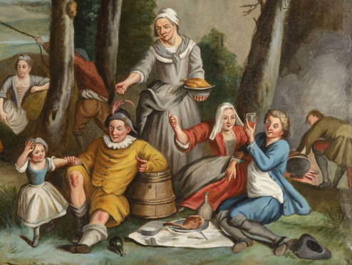 Peinture italienne 18ème siècle