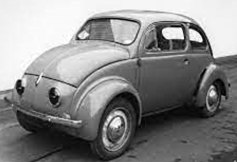 Prototype 4CV Renault  ... variant de la coccinelle VW    