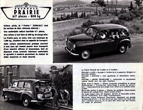 Prairie voiture familiale