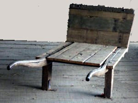 Brouette pour porter le linge au lavoir
