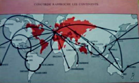 Le rapprochement des continents du fait de la réduction des temps de trajets