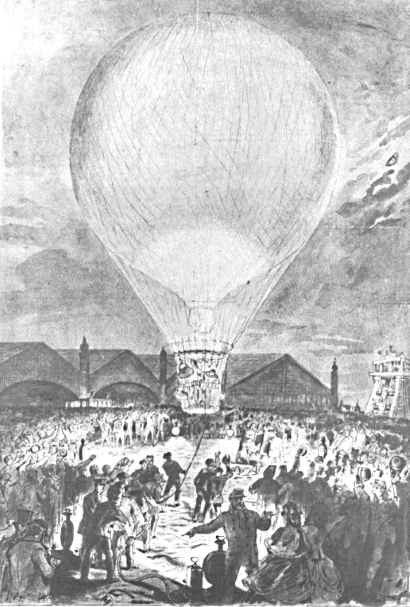 Ballon postal - siège de Paris 1870