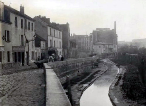 En 1894, la Bièvre rue Croulebarbe