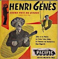 Henri Genès et son facteur de Santa Cruz