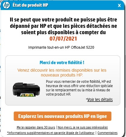 Copie-collé de la fenêtre HP évoquée dans le texte