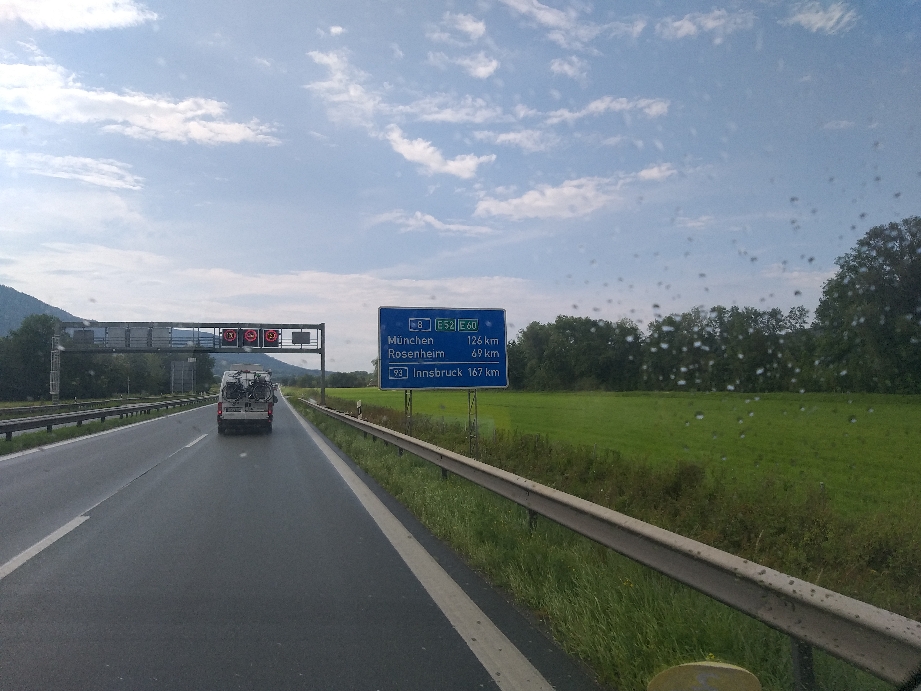 Deutschland rückt näher und leider auch das schlechte Wetter 