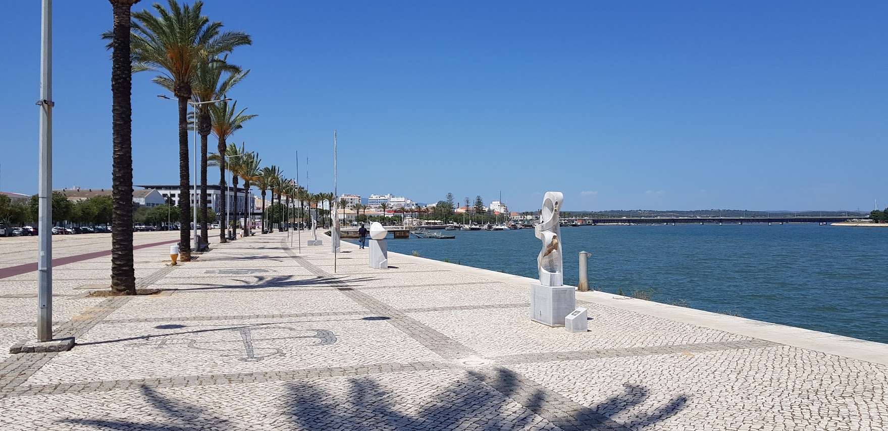 Der Hafen von Portimao.