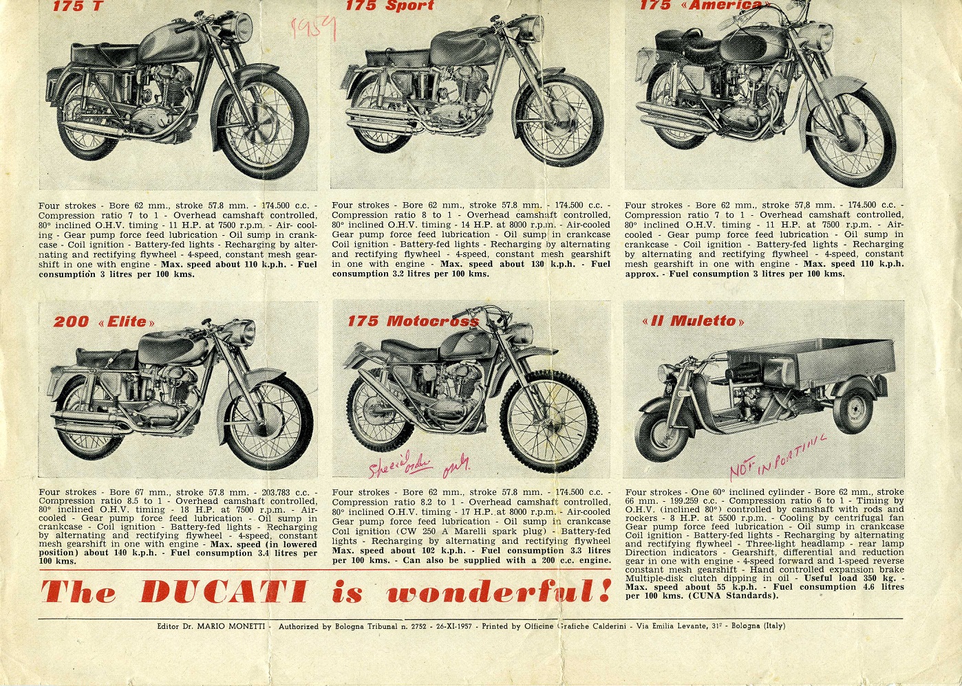 1950: - De website van ducatibrochures!
