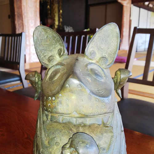 古代中国青銅器　食人虎箇　S２２ー２ 古代中国青銅器 食人虎箇 S22ー2