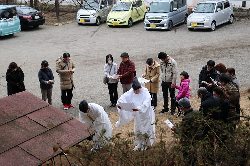 平松天神社の大祓