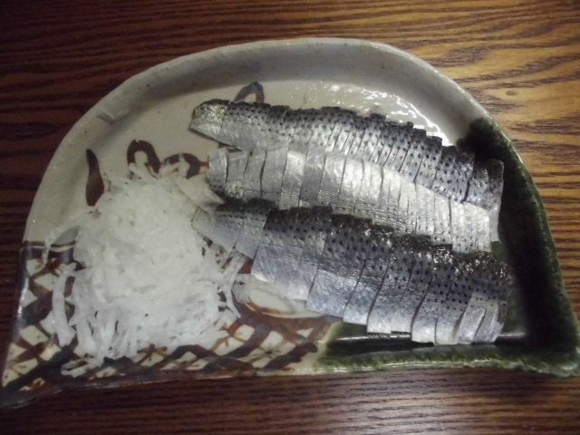 コノシロの酢漬け 釣り アウトドア コノシロの酢漬け 釣り アウトドア