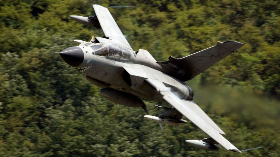 Le caratteristica "Sharkmouth" (Bocca di squalo) dei Tornado ECR del 155° Gruppo del 50°Stormo. (Foto: Aeronautica Militare)