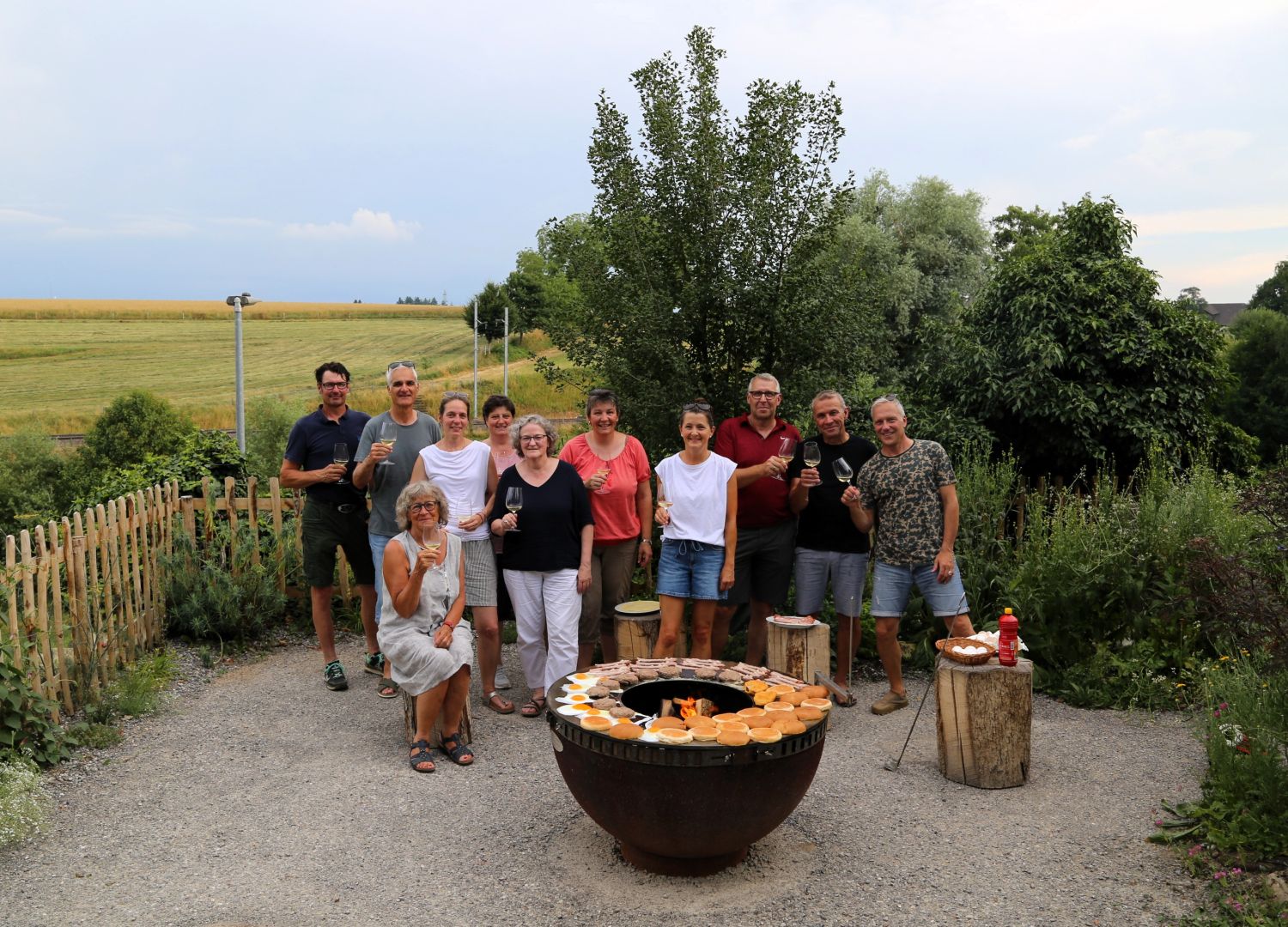 Einweihung Grillstelle in Grafenried