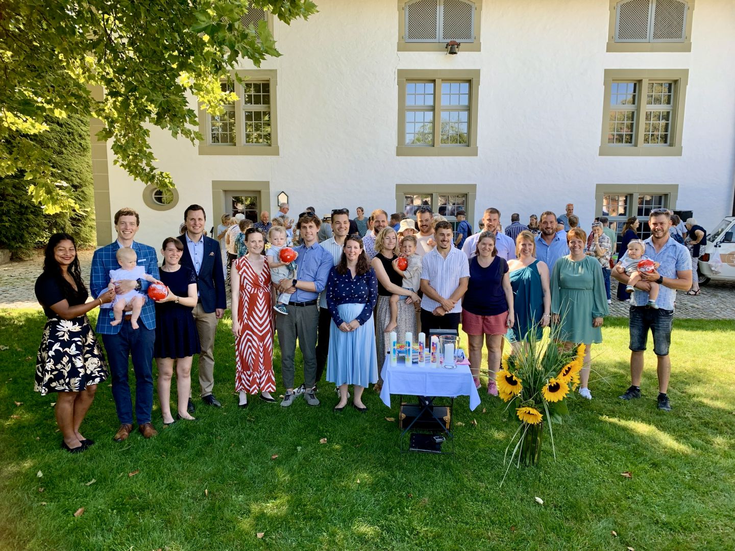Schloss-Gottesdienst mit Taufen