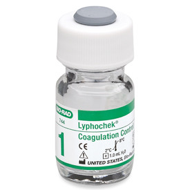 Lyphochek™ Coagulation Control, Level 1 #744 Assayed, lyophilized human plasma control for monitoring precision of routine coagulation assays; level 1 of 3 (12 x 1 mL) 